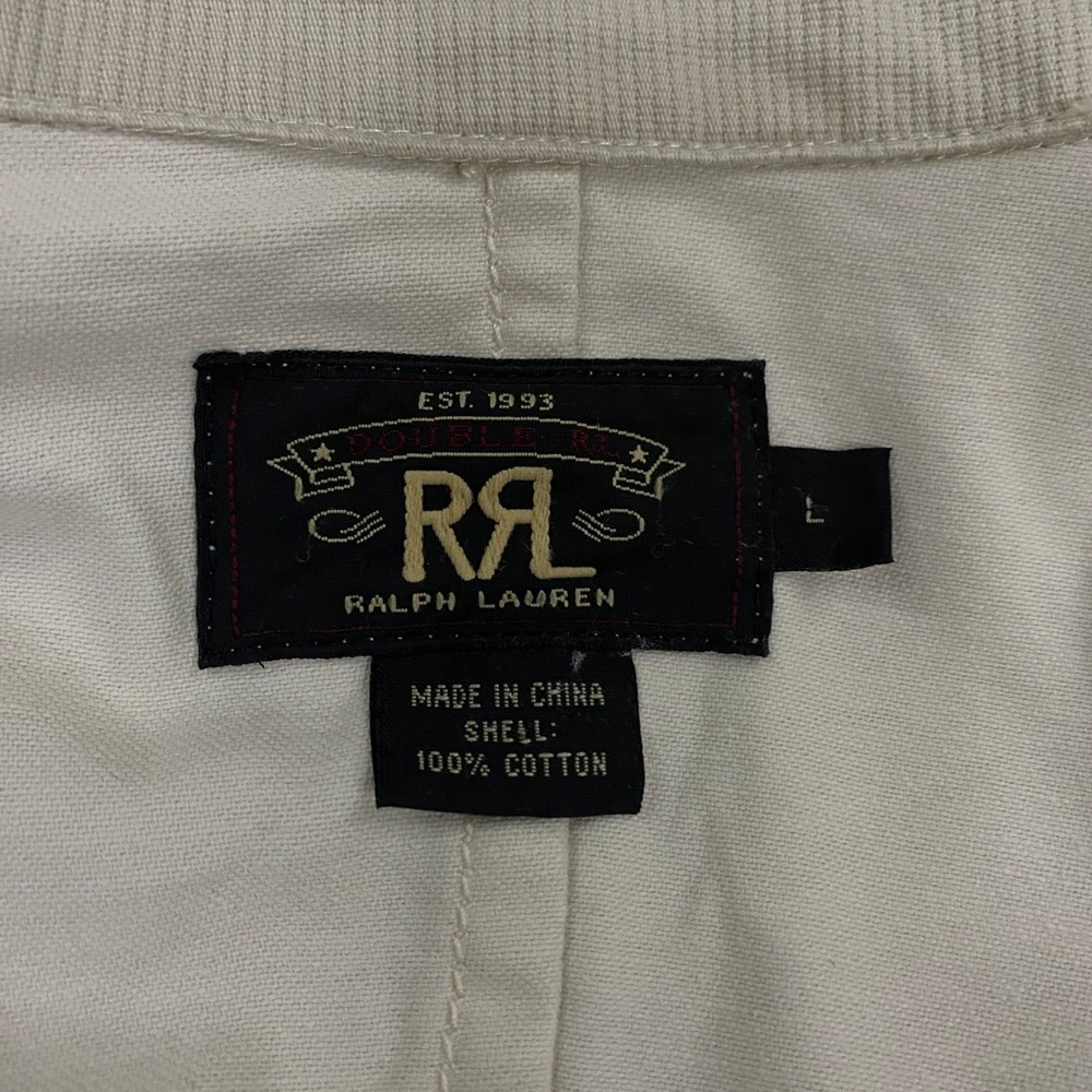 RRL Ralph Lauren Chore Jacket FITS Mens SMALL Canvas Corduroy Collar Barn Coat - Picture 6 of 16